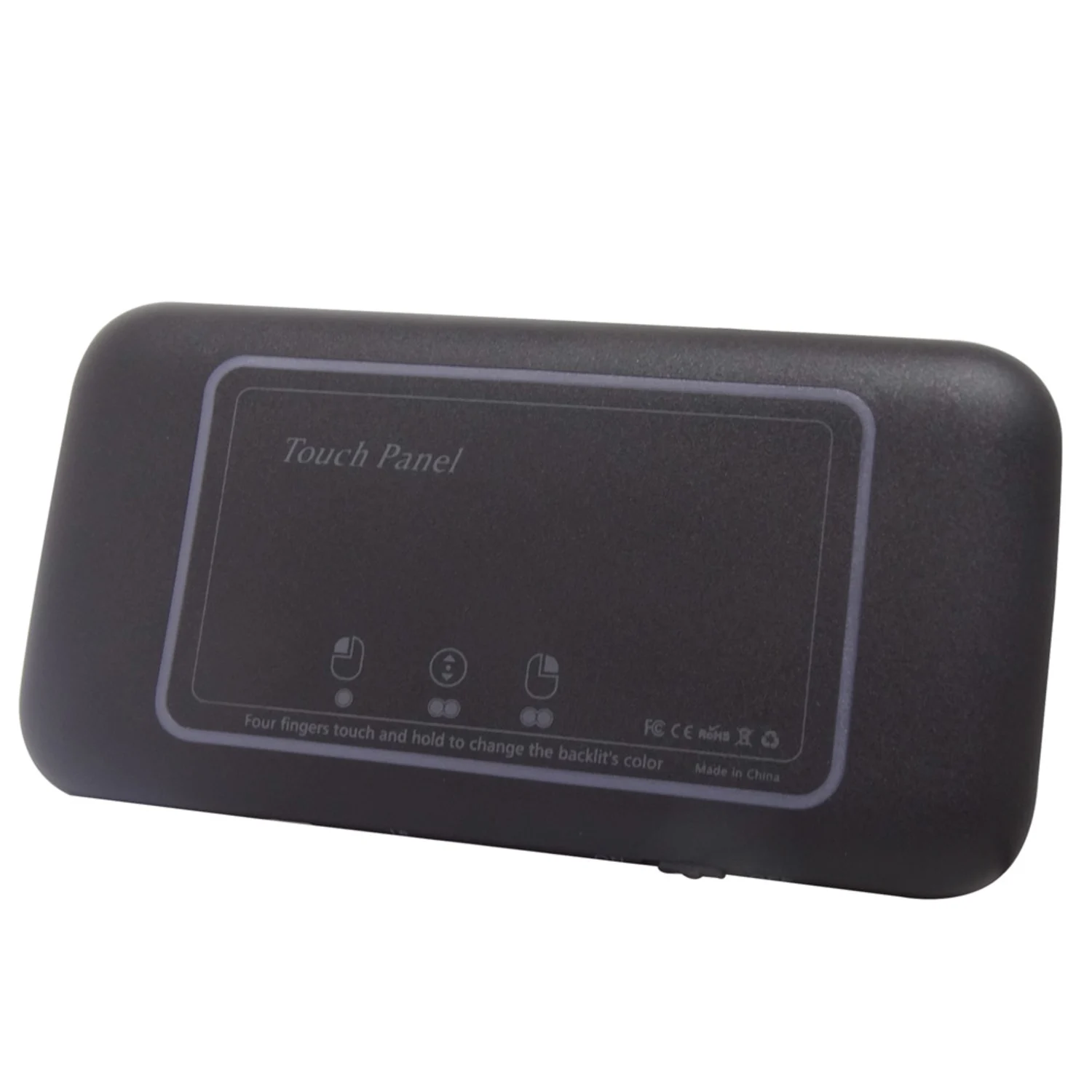 Controle para Receptor Smart Remote Mini Wireless Keyboard Touchpad H20 - Preto