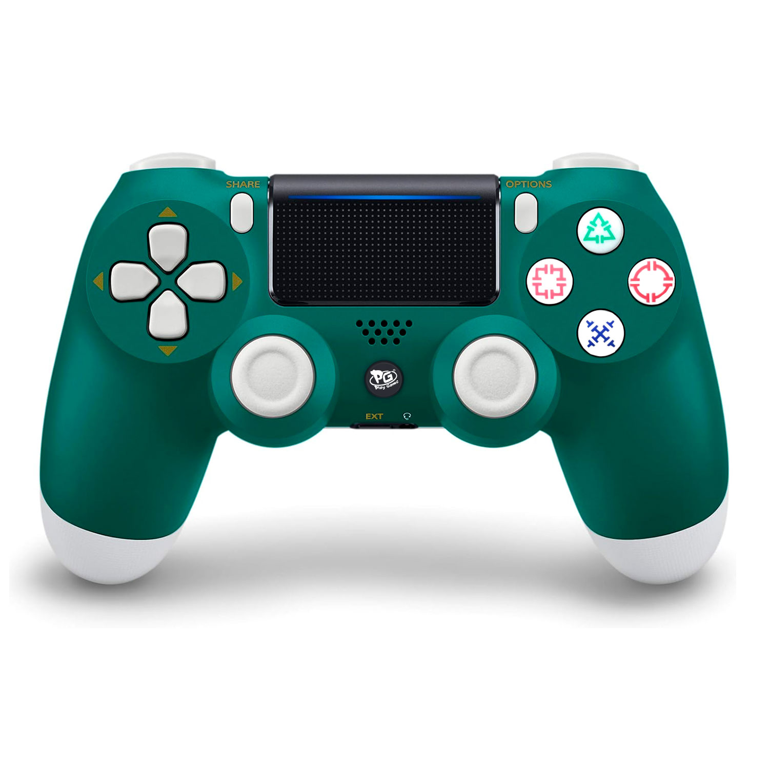 Controle Play Game Dualshock 4 Sem Fio para PS4 - Verde