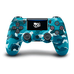 Controle Play Game Dualshock para PS4 - Azul Camuflado

