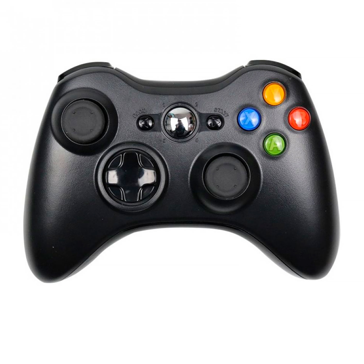 Controle Play Game Xbox 360 Sem Fio com Adaptador para PC - Preto