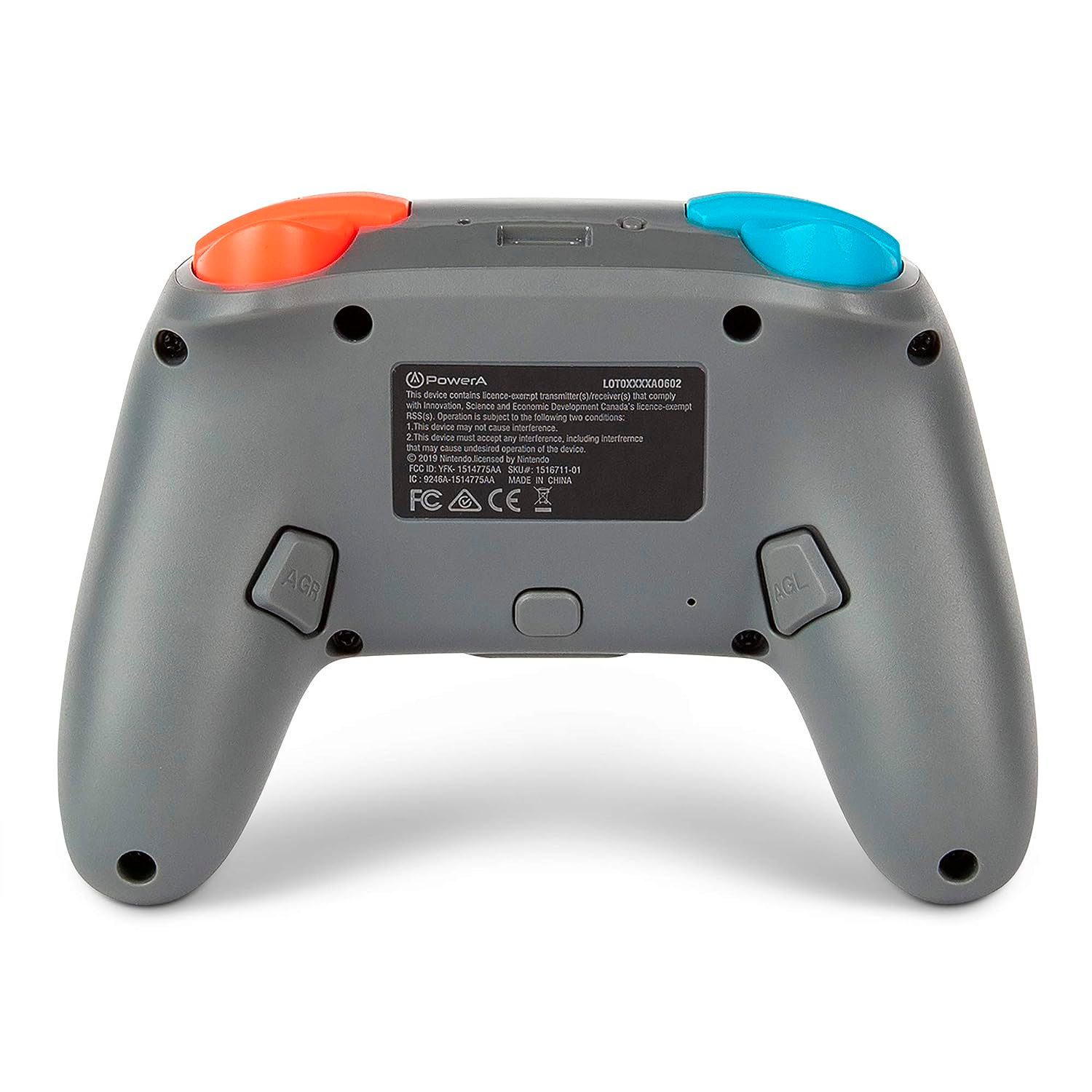 Controle Power A Enhanced Wired Gray Neon Nano Lite  para Nintendo Switch - (PWA-A-02390)
