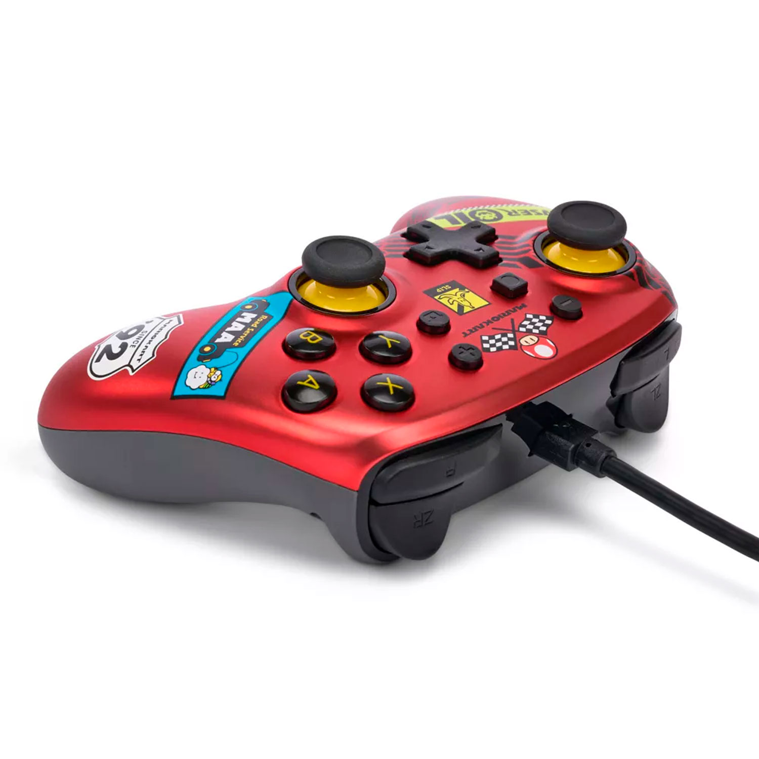 Controle PowerA Enhanced Wired para Nintendo Switch - Nano Mario Kart (PWA-A-04531)