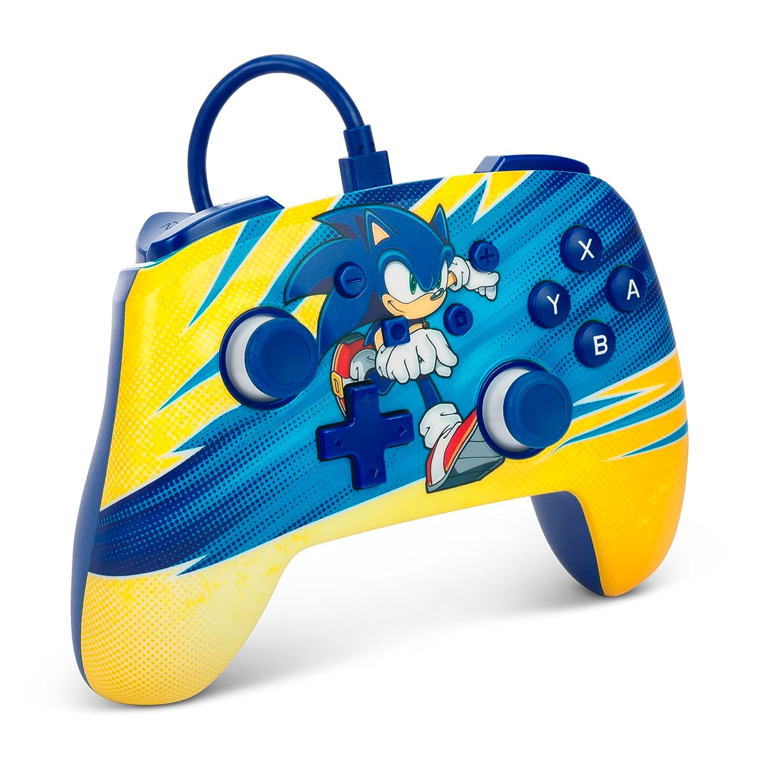 Controle PowerA Enhanced Wired Sonic Boost para Nintendo Switch - (PWA-A-06221)