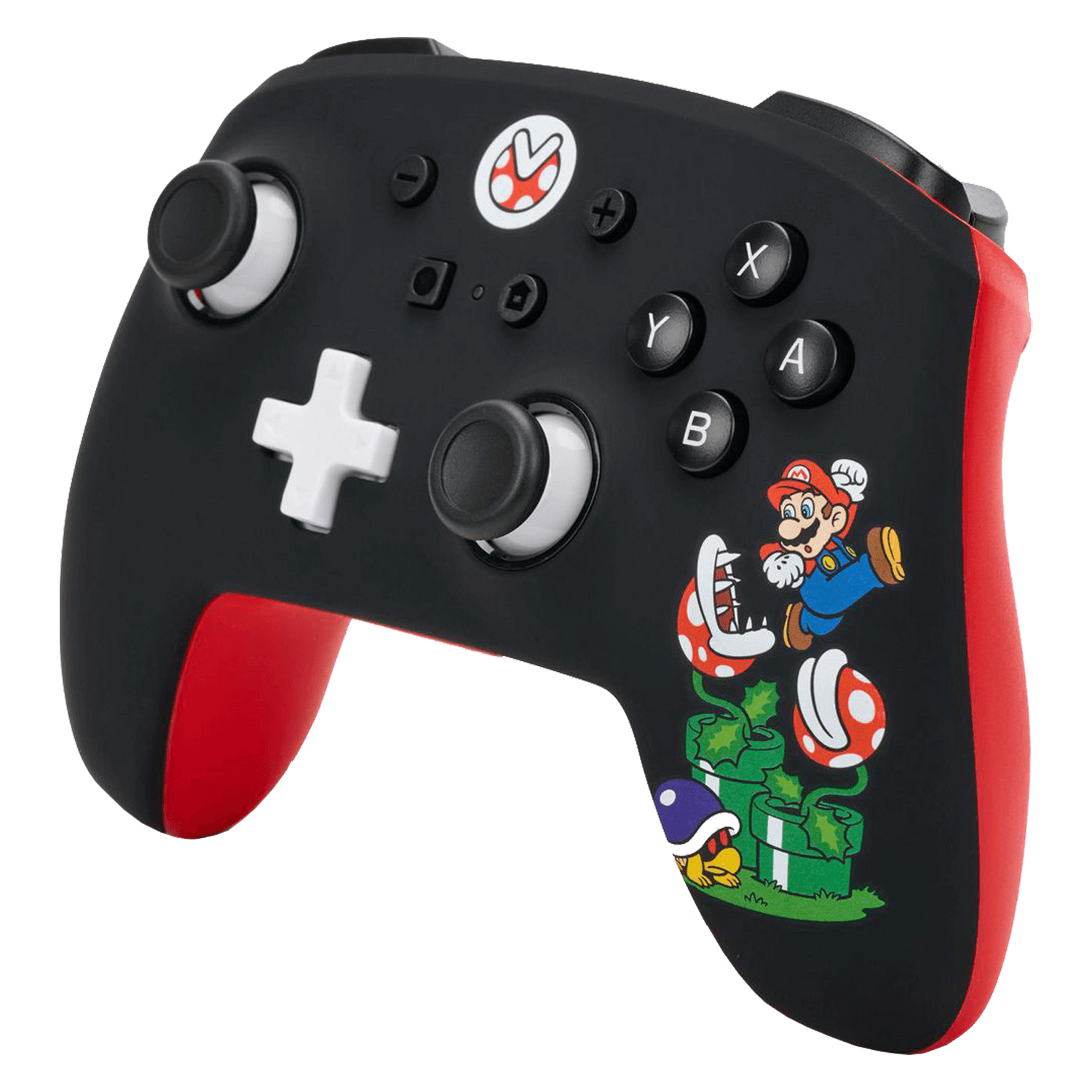 Controle PowerA Enhanced Wireless para Nintendo Switch - Mario Mayhem (PWA-A-02776)
