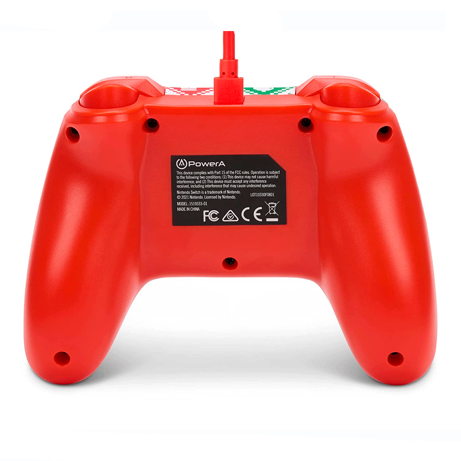 Controle PowerA Wired para Nintendo Switch - Mario Holiday (PWA-A-2529)