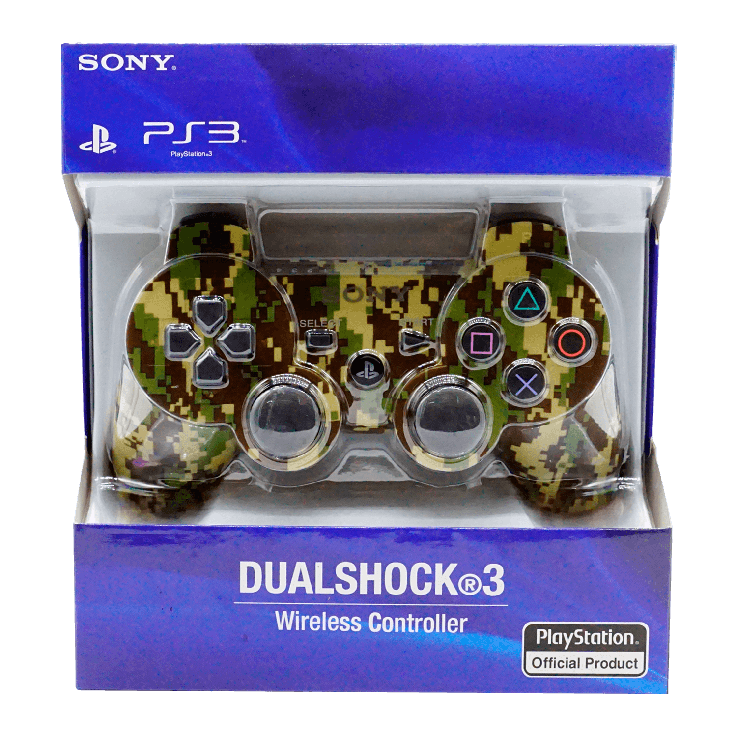 Controle PS3 Dual Shock PPP - Army Green