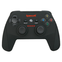 Controle Redragon G808 Harrow / sem Fio para PC / Android / PSP3 / PS3 - Preto