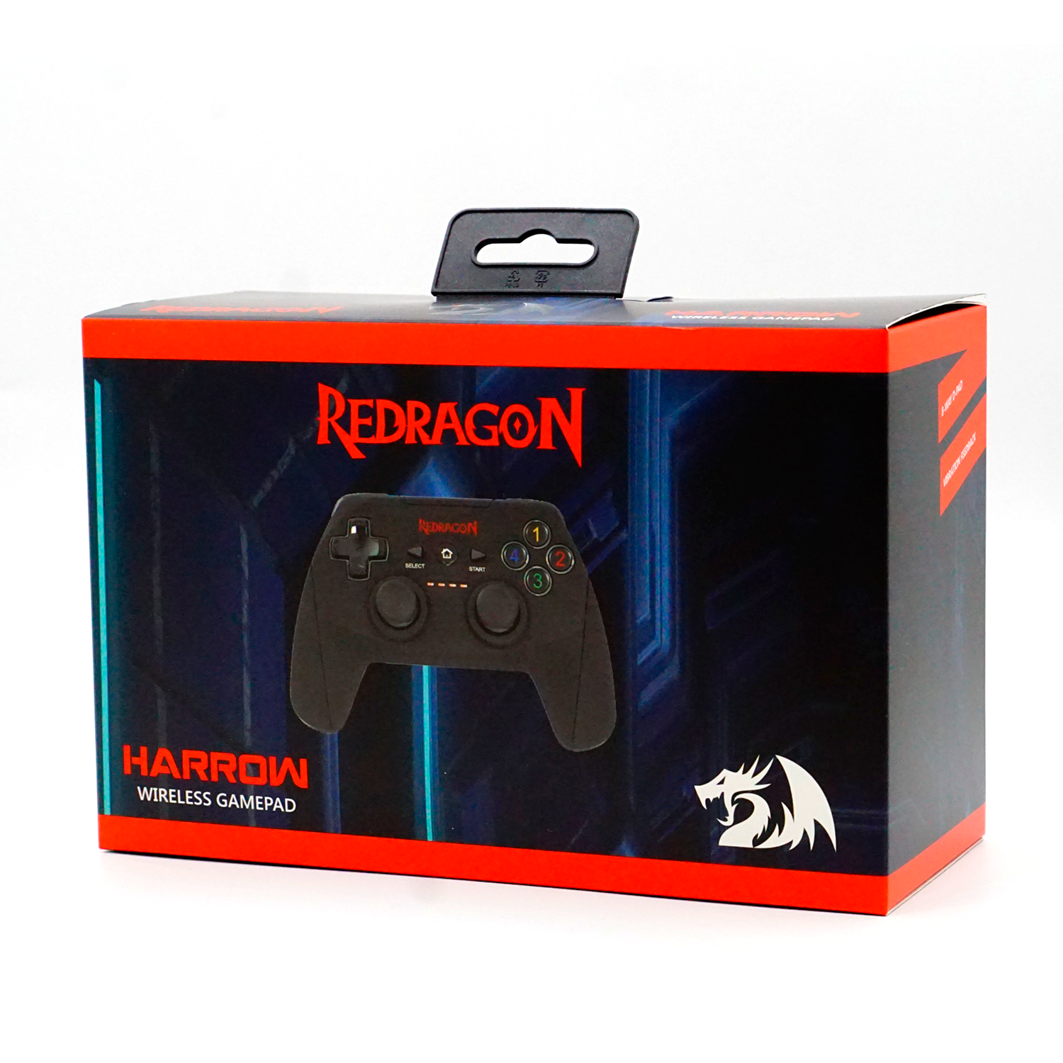 Controle Redragon G808 Harrow Sem Fio para PlayStation 3 e PC - Preto