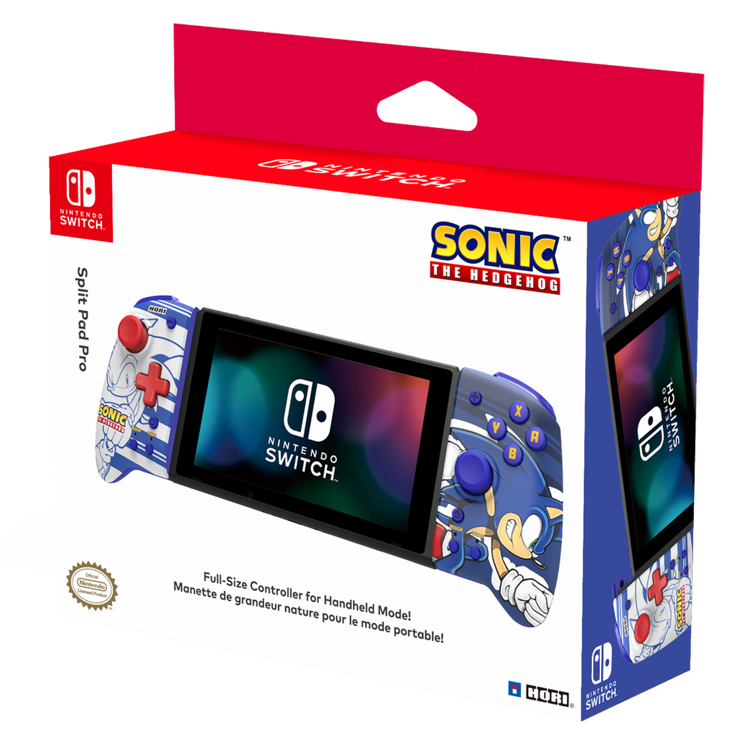 Controle Split Pad Pro Hori Sonic para Nintendo Switch (NSW-358U)
