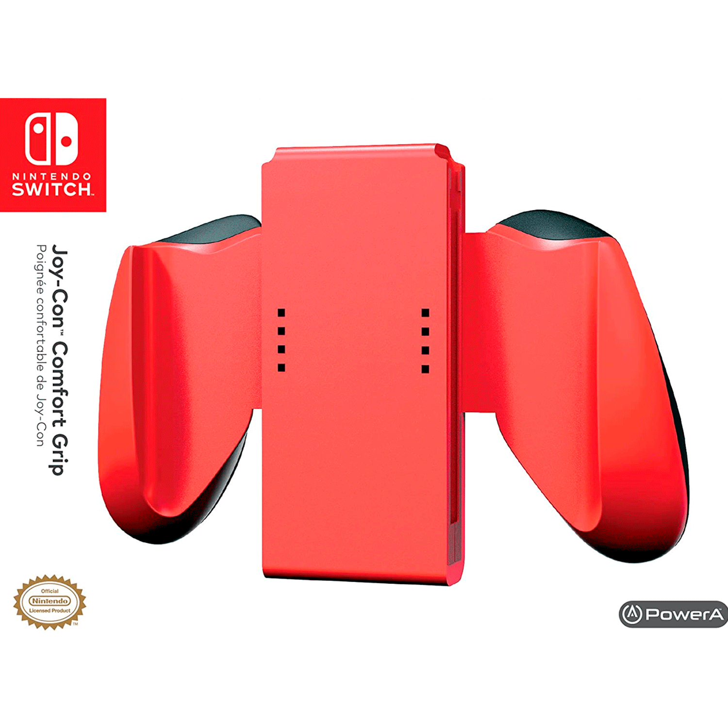 Joy Con Comfort Grip PowerA para Nintendo Switch - Vermelho (PWA-A-1617)