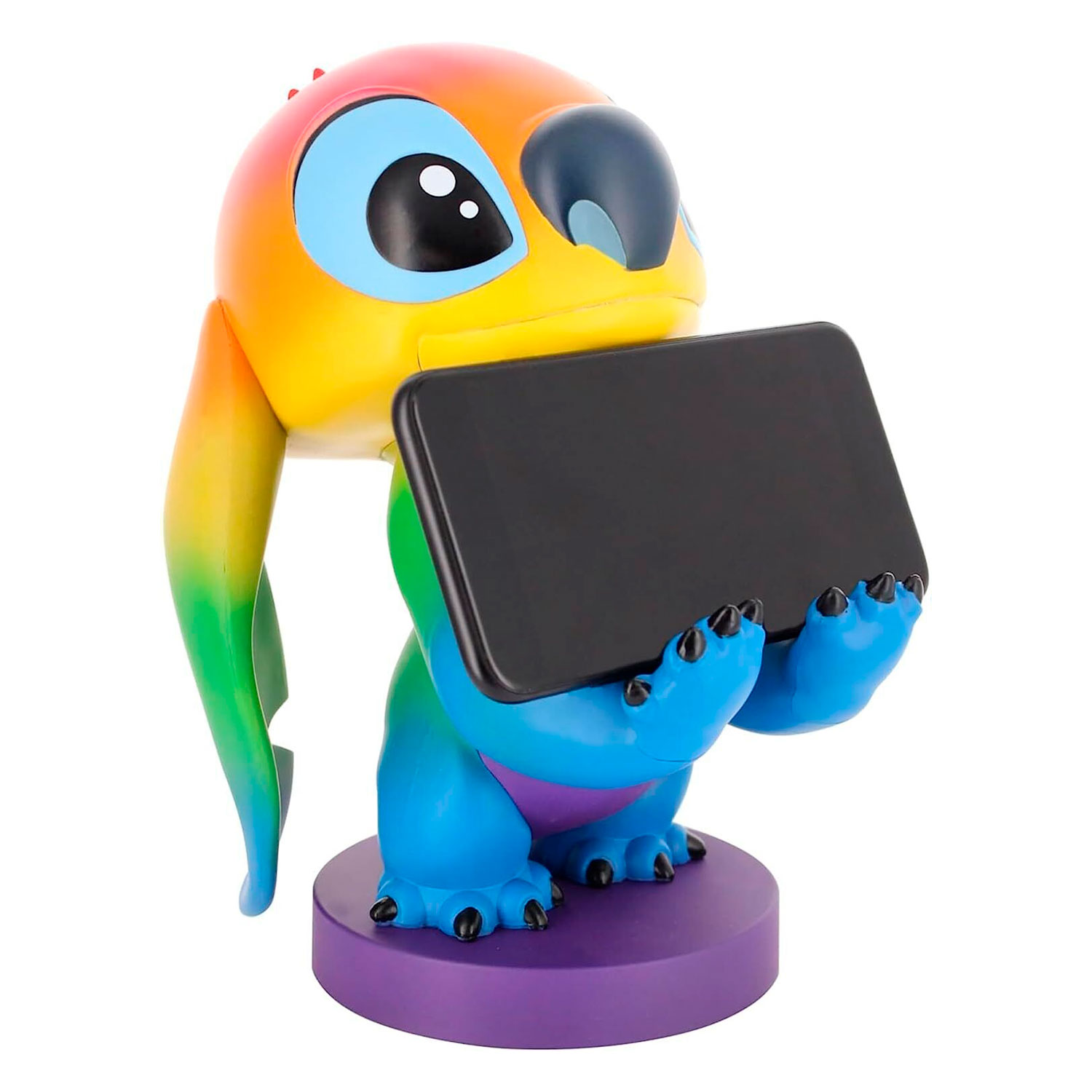 Suporte Cable Guys Disney Stitch Rainbow para Controle e Smartphone