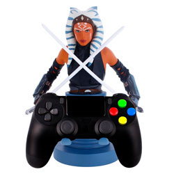 Suporte Cable Guys Star Wars Ahsoka Tano para Controle e Smartphone USB-C