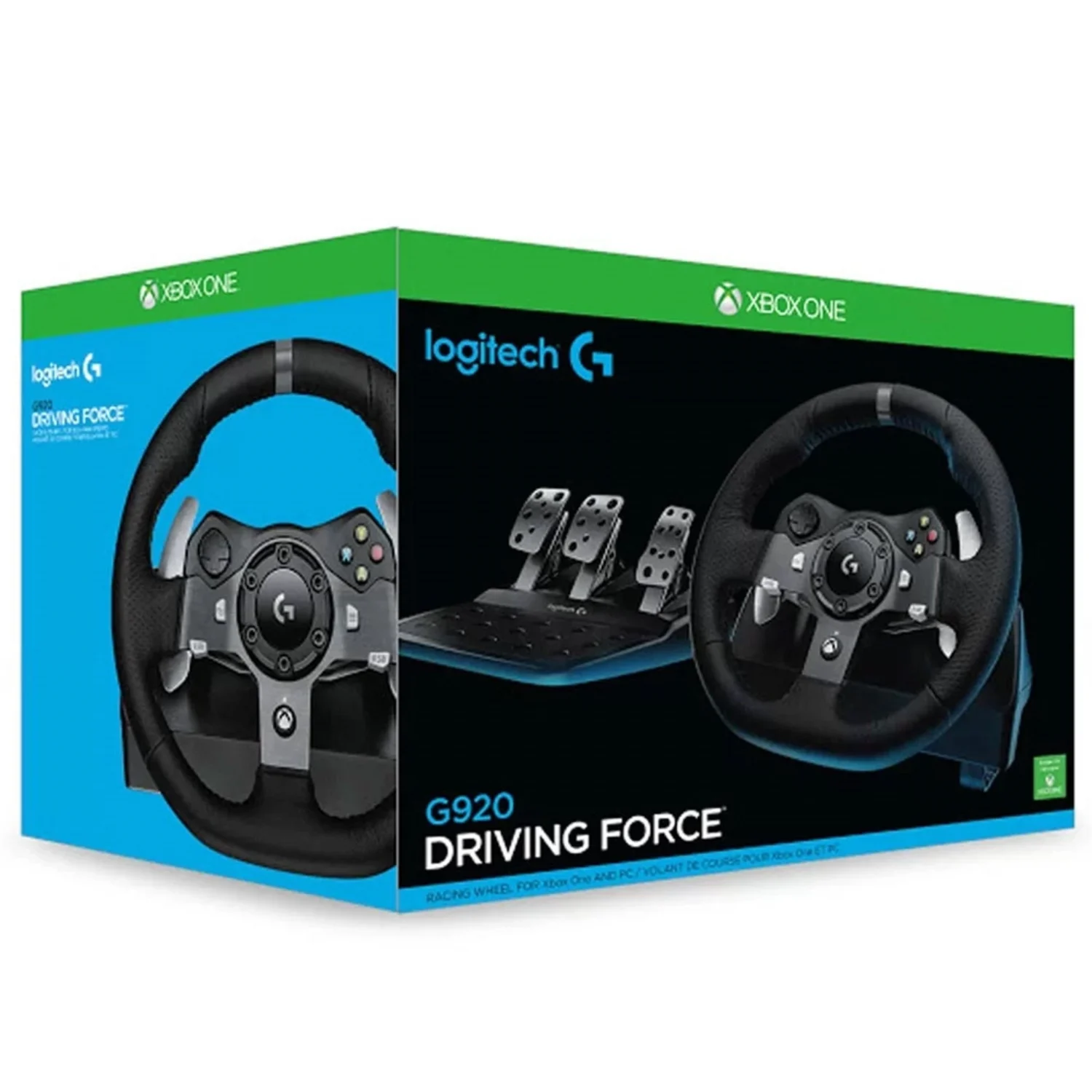 Volante Logitech G920 Driving Force Xbox One / PC - (941-000122) no  Paraguai - Atacado Games - Paraguay