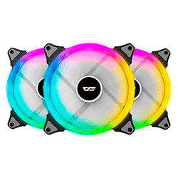 Fan Ventilador para Gabinete Darkflash CS140 / 3 em 1 - RGB