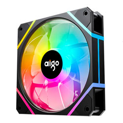 Cooler Fan para Gabinete Aigo AM12 Pro RGB - Preto
