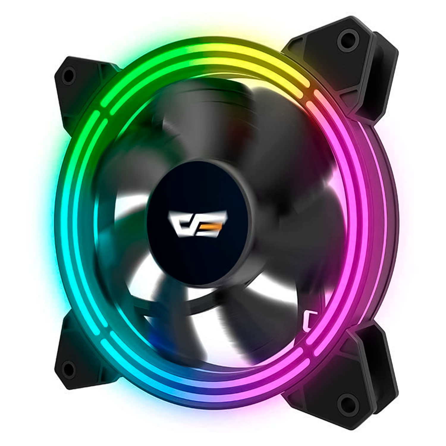 Cooler Fan para Gabinete Aigo darkFlash CF11 Pro ARGB 3 em 1 - Preto
