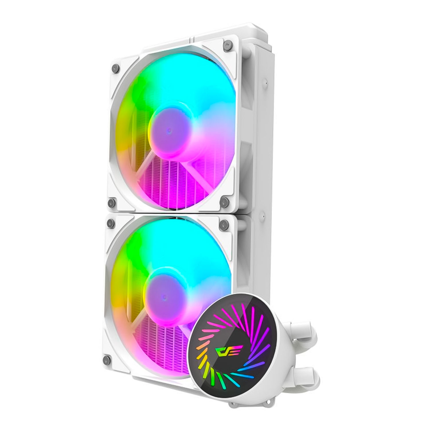 Water Cooler para Processador Aigo Darkflash Radiant DCS 240 RGB - Branco