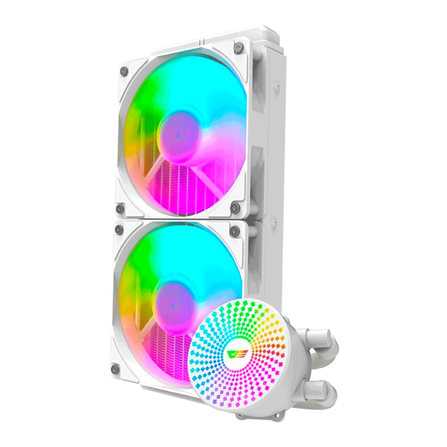 Water Cooler para Processador Darkflash DC240 RGB - Branco (20XX.V3/1200/115X/17XX &AMD)