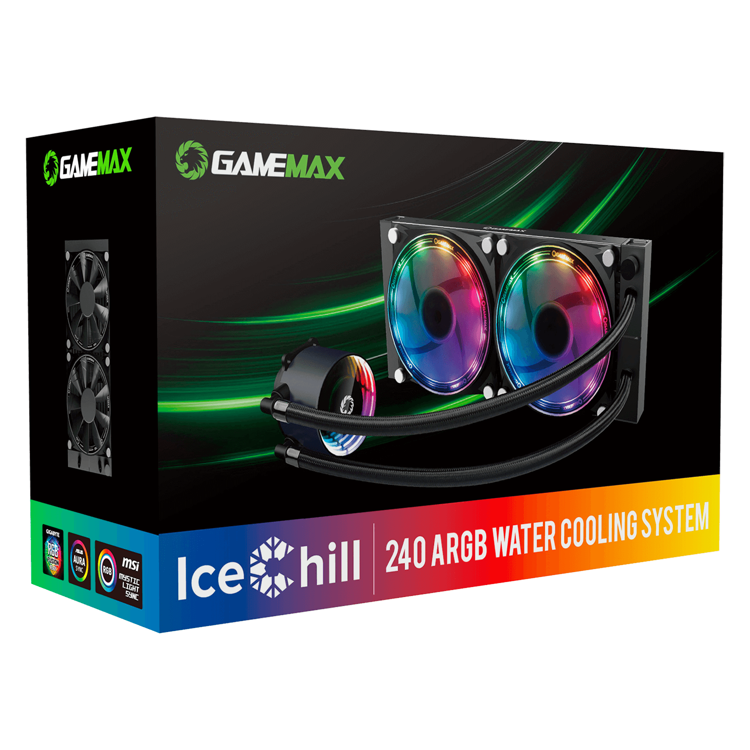 Watercooler para Processador Gamemax Ice Chill Rainbow 240