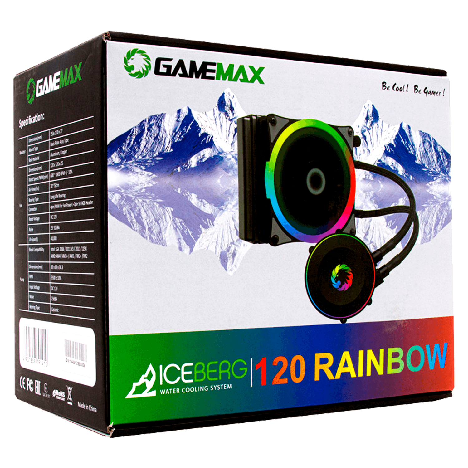 Watercooler para Processador Gamemax Iceberg 120 Rainbow
