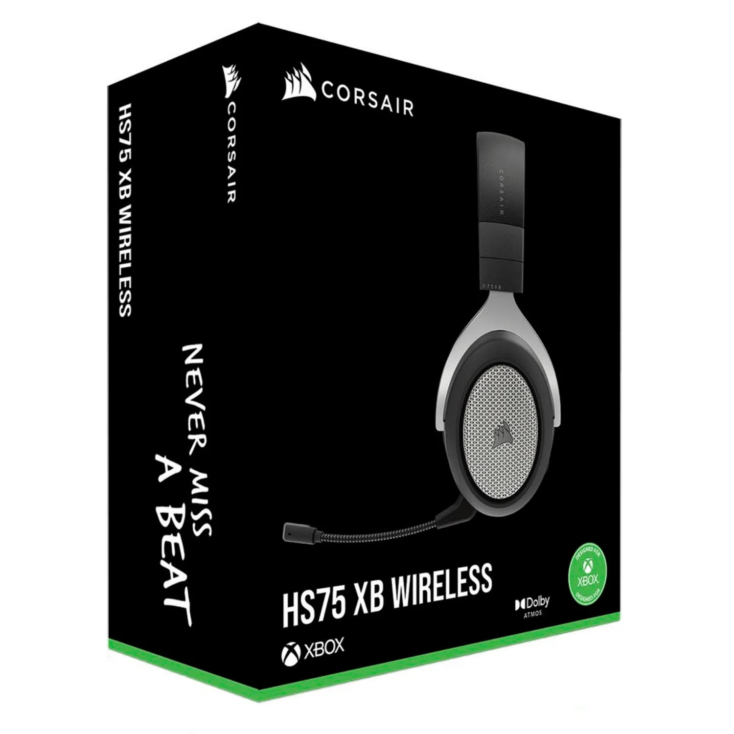 Headset Gamer Corsair HS75 Xbox Wireless - Preto (CA-9011222-NA)