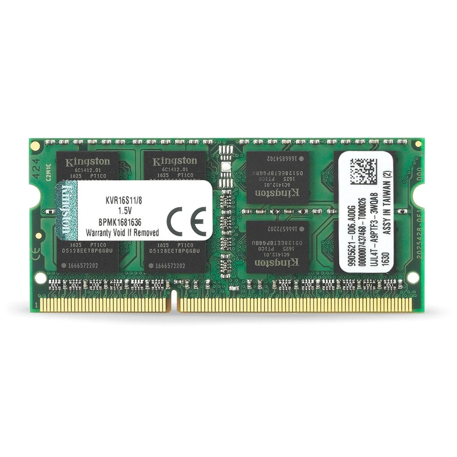 Memoria para Notebook Kingston 8GB DDR3 1600mhz - KVR16S11/8