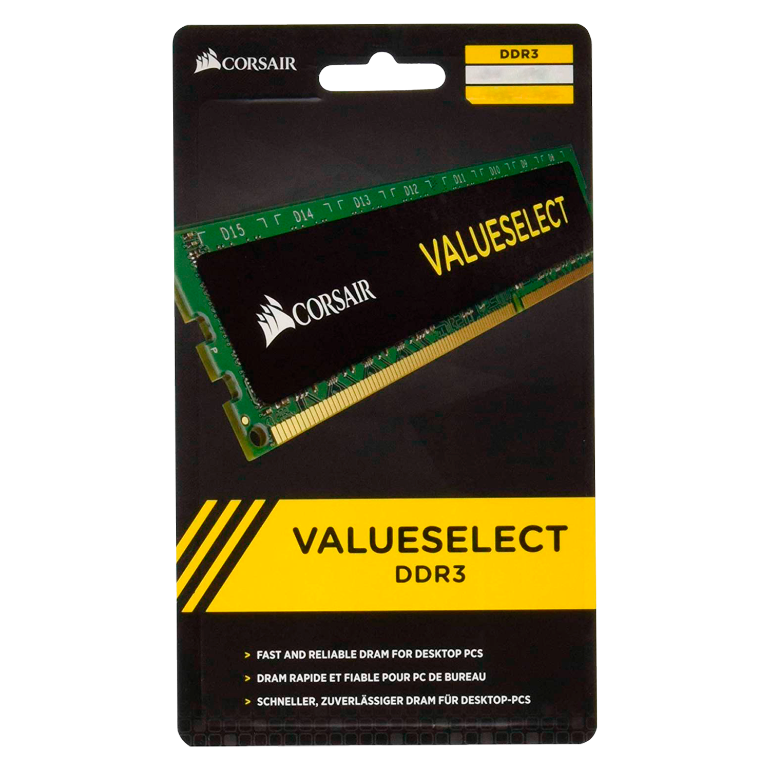 Memoria RAM Corsair Value Select 4GB / DDR3 / 1600MHz / 1x4GB - (CMV4GX3M1C1600C11)