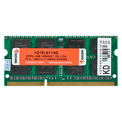 Memória RAM para Notebook Keepdata 4GB / DDR3L / 1x4GB / 1600MHz - (KD16LS11/4G)