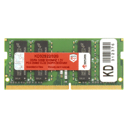 Memória para Notebook Keepdata 32GB / DDR4 / 3200 / 1X32GB - (KD32S22/32G)