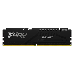 Memória Kingston Fury Beast 8GB / 4800 / DDR5 - Black (KF548C38BB-8)