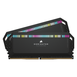 Memória RAM Corsair Dominator Platinum RGB 64GB(2x32GB) / DDR5 / 5600Mhz - (CMT64GX5M2B5600Z40)
