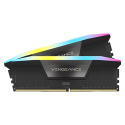Memória RAM Corsair Vengeance RGB Pro SL 32GB (2x16GB) DDR5 / 6000MHz -Preto (CMH32GX5M2B6000C40)
