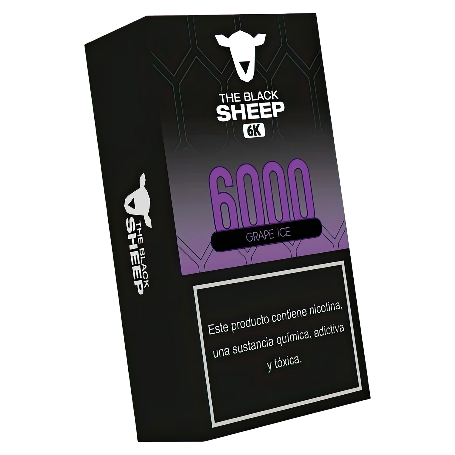 Pod Descartável Black Sheep 6000 Puff - Grape