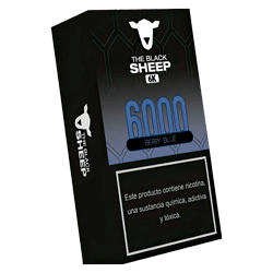 VAPE DISP BLACK SHEEP 6000 PUFF BLUE BERRY