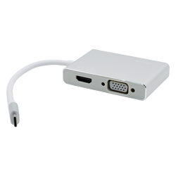 Cabo Adaptador HLD Type-C para HDMI / VGA / DVI / USB 3.0