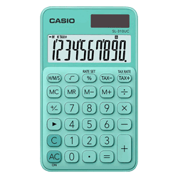 Calculadora Casio Compacta SL-310UC - Verde