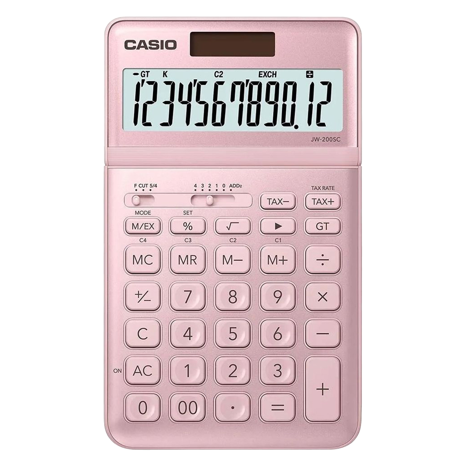 Calculadora Casio JW-200SC-NY-N-DP 12 Dígitos - Rosa