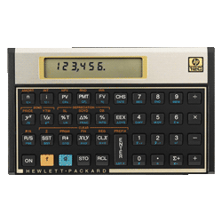 Calculadora HP-12C Inglês - Dourado
