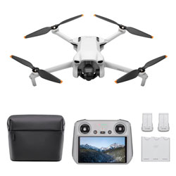 Drone DJI Mini 3 Fly More Combo Plus + DJI RC GL - Branco (Com Tela)