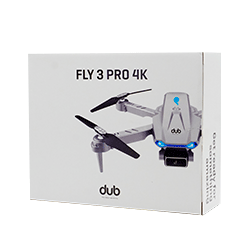 Drone Dub Dubfly Fly 3 Pro 4K - Preto