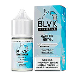 Essência para Vape BLVK Diamond Salt 30ML / 35MG - Black Menthol