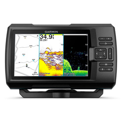 GPS Garmin Striker Vivid 7CV + Transdutor GT20-TM para Pesca - Preto