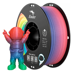 Filamento de Impressora 3D Creality EN-PLA+ Multicolor 1.75mm / 1kg - Colorido