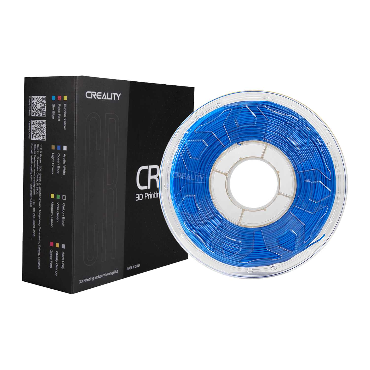 Filamento para Impressora 3D Creality CR-SILK 1kg/ 1.75mm - Azul Transparente