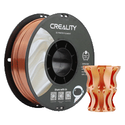 Filamento para Impressora 3D Creality  CR-SILK 1kg / 1.75mm - Cobre 
