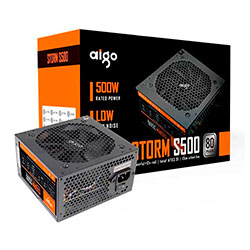 Fonte Aigo Storm S500 ATX 500W 80 Plus White 110~220V