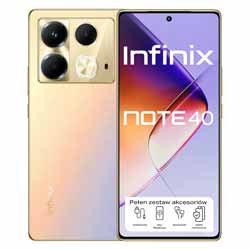 CEL INFINIX NOTE 40 DS/8RAM/256GB 6.78" + MAGCHARGE 20W NFC  GOLD