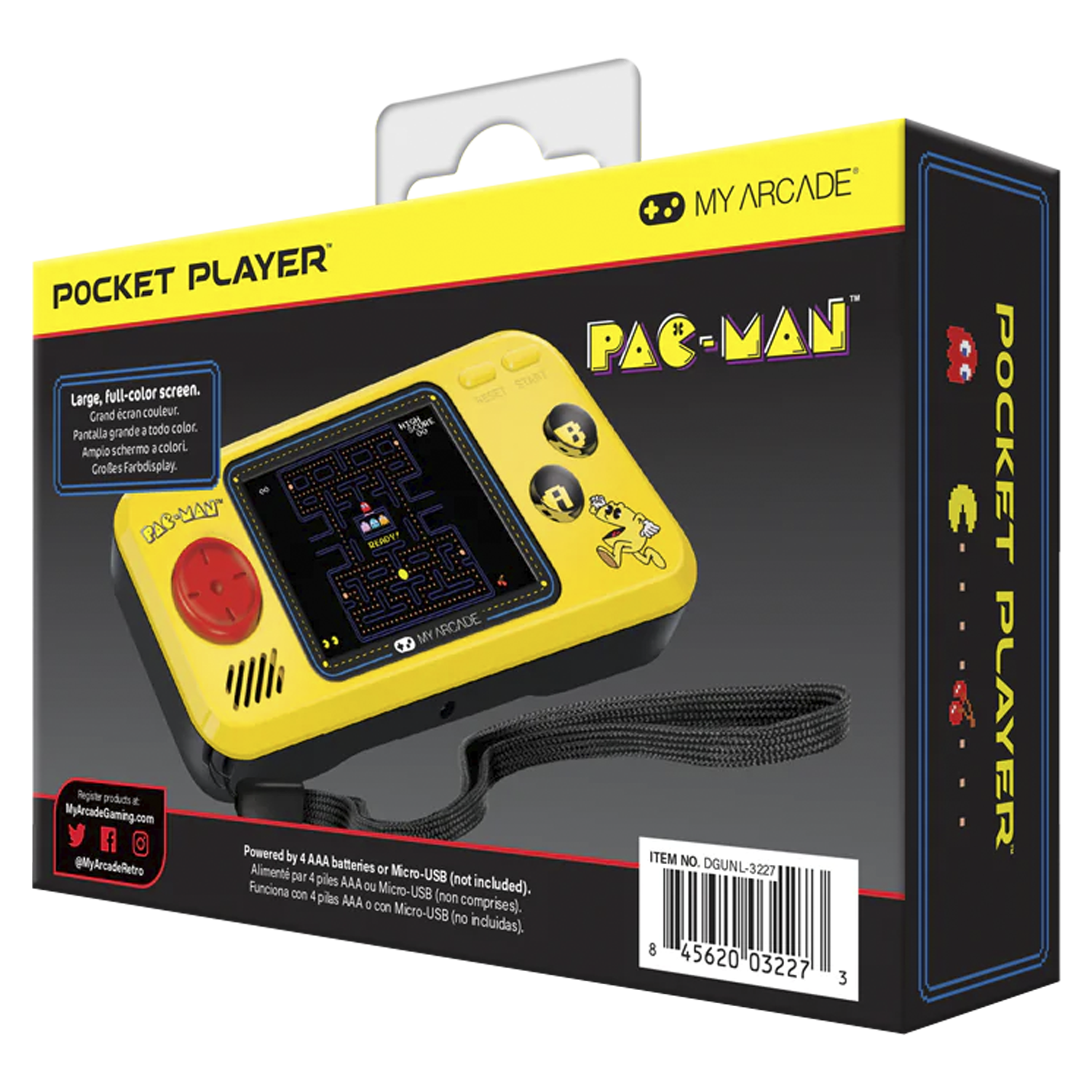 Console My Arcade PAC-MAN Pocket Player - Amarelo (DGUNL-3227)