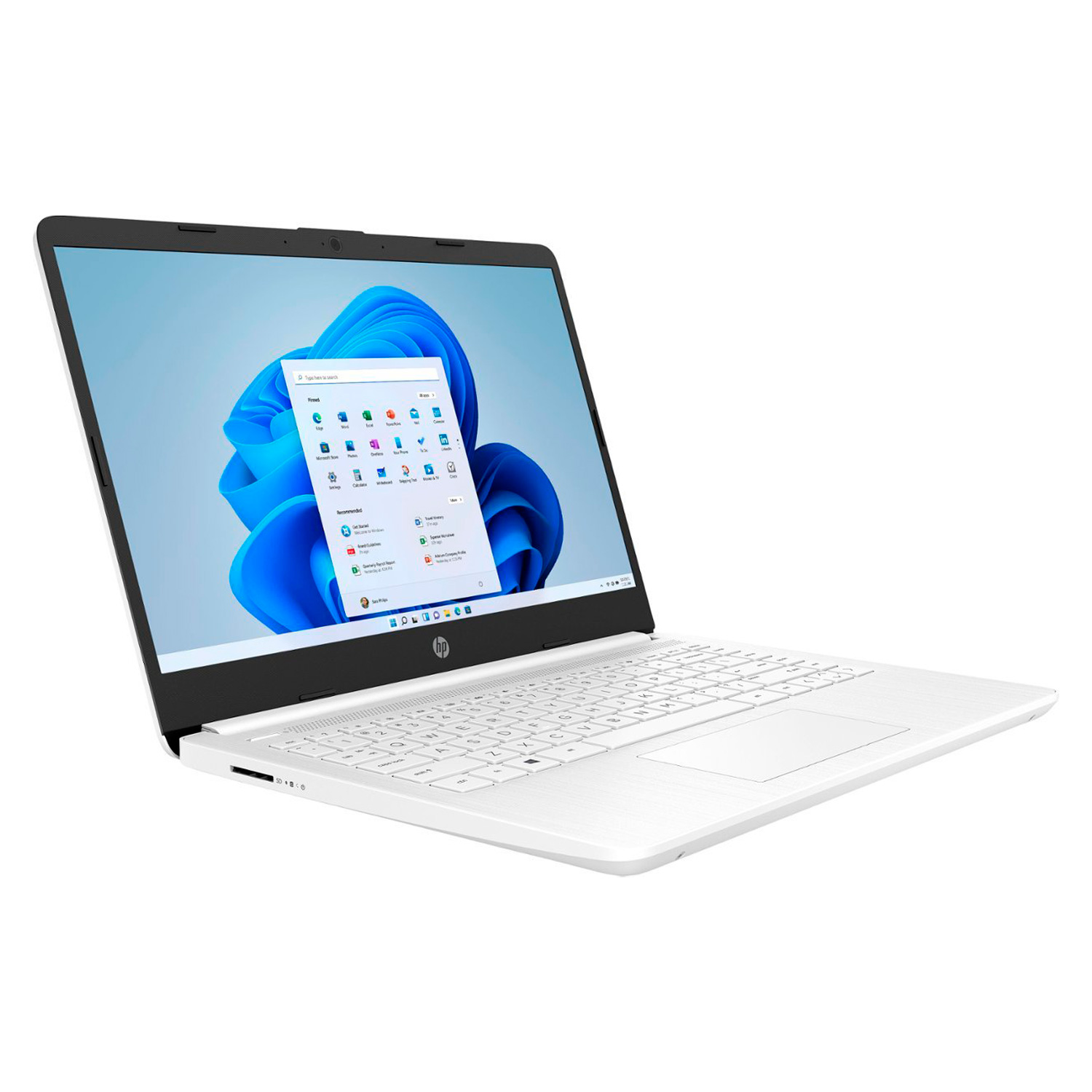 Notebook HP 14-DQ0052DX 14" Intel Celeron N4120 64GB EMMC 4GB RAM - Branco