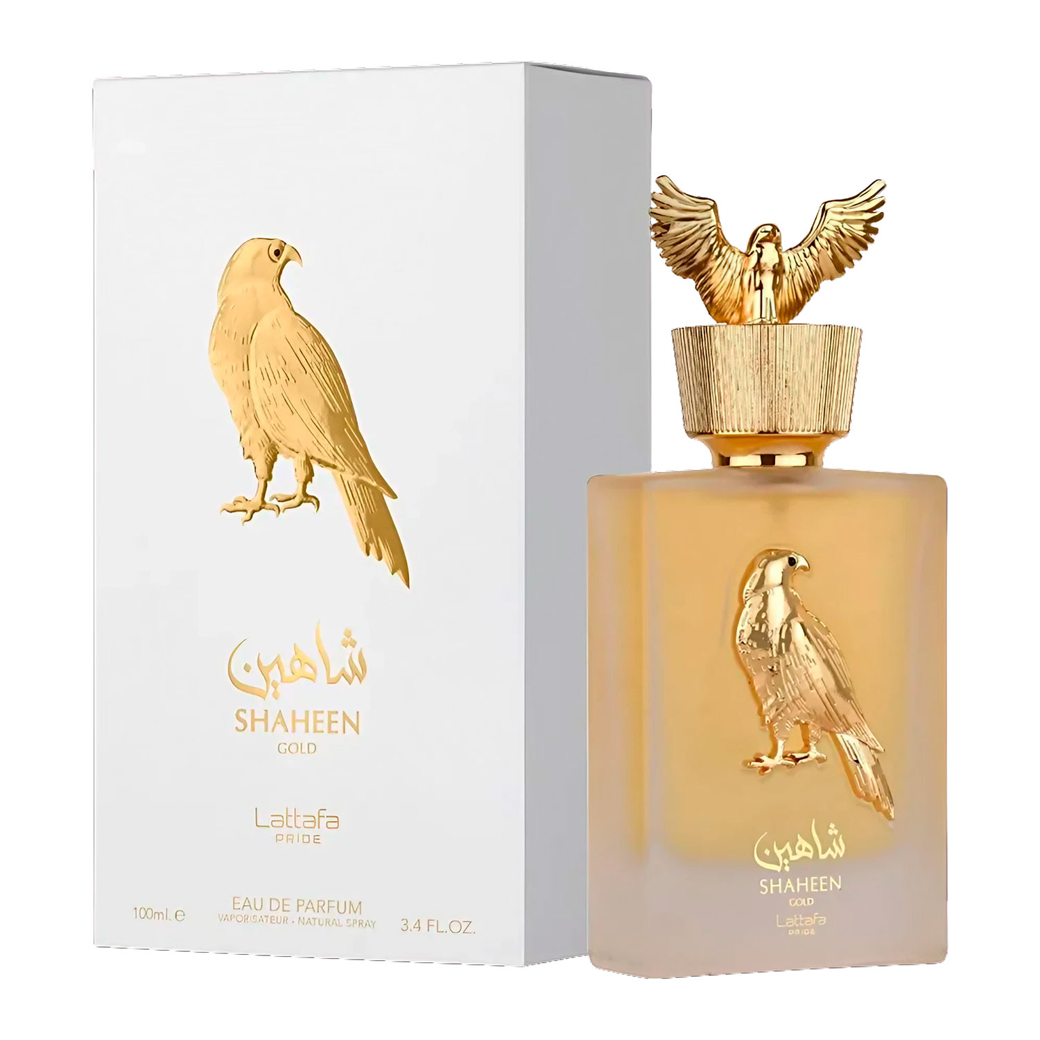 Perfume Lattafa Shaheen Gold Eau de Parfum Unissex 100ml